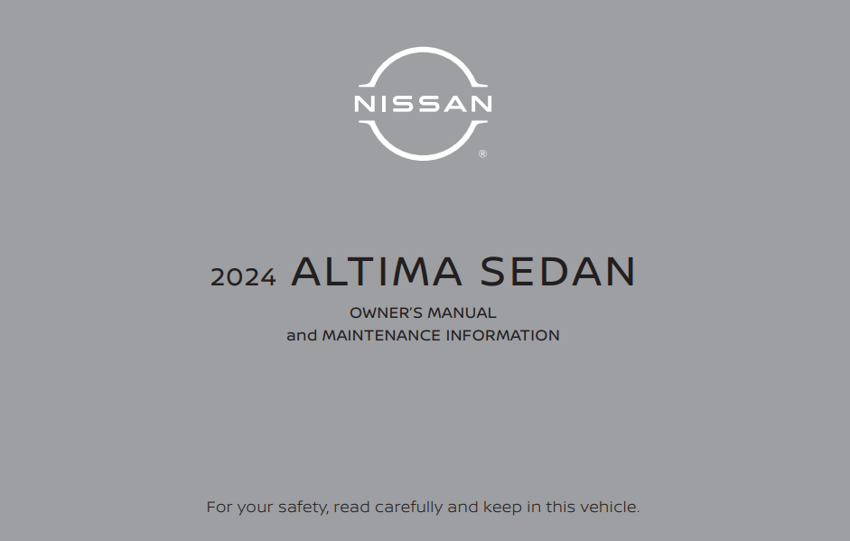 2024 Nissan Altima Owner’s Manual