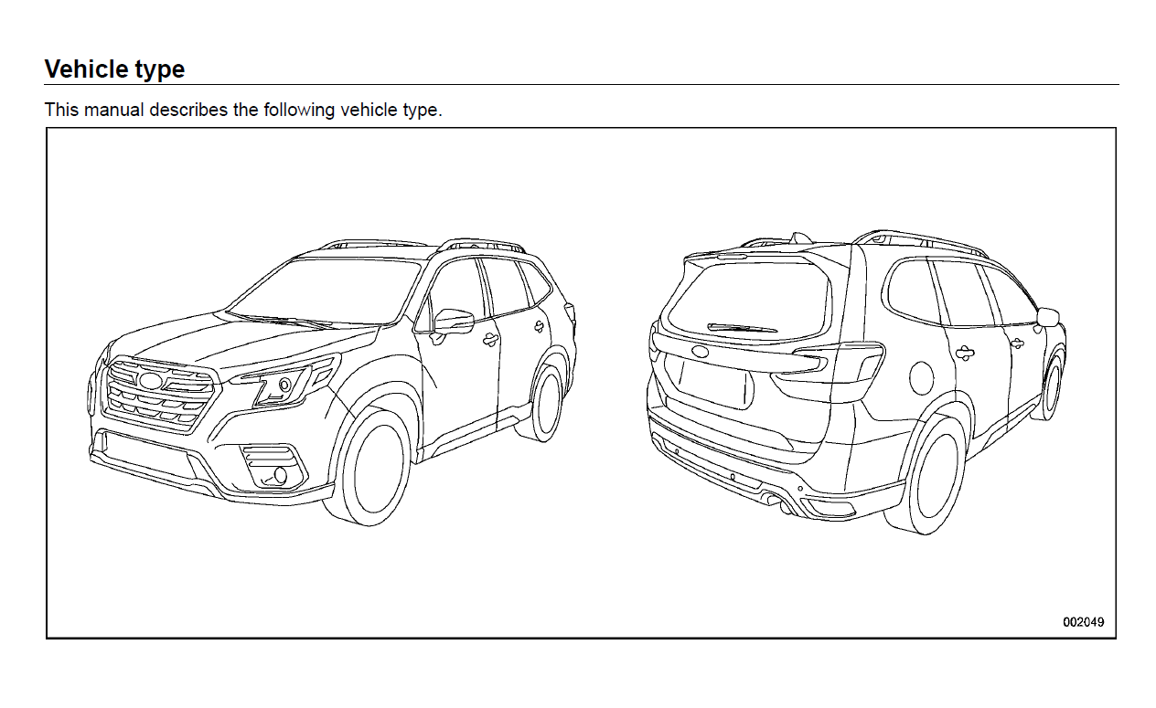 2024 Subaru Forester Owner’s Manual